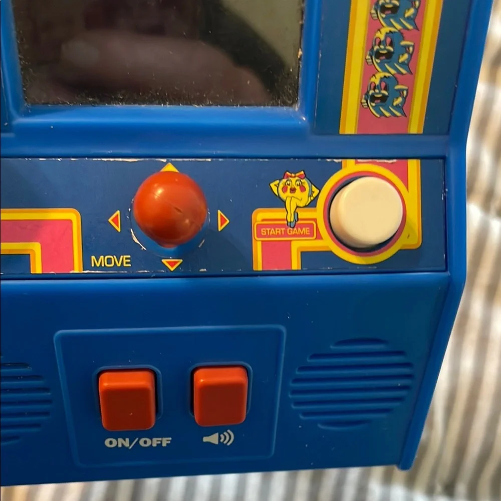 Blue Handheld Arcade Game